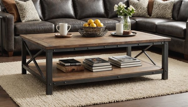 Table basse industrielle : alliez chic et solidité dans votre déco